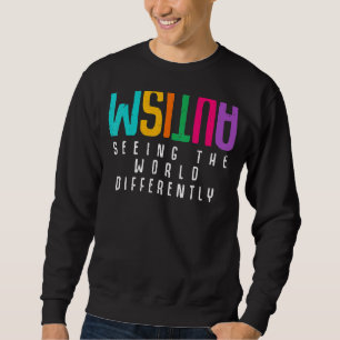 Moletom Vendo O Mundo Diferentemente Apoiar Autismo Awaren