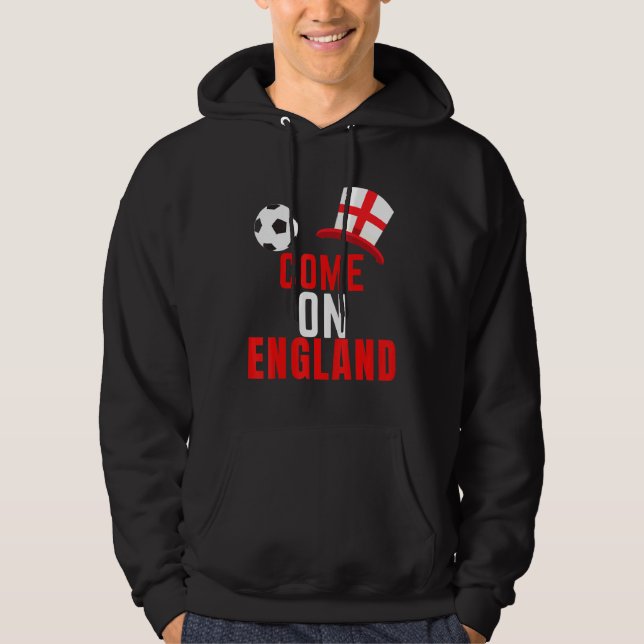 Moletom Venha Para A Inglaterra E Vem Para Casa Fã De Fute (Frente)