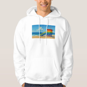 Moletom Venice Beach Rainbow Lifeguard Stand