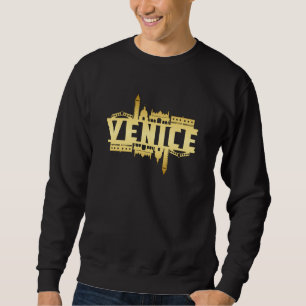 Moletom Venice Itália Cidade Skyline Cityscape Funny Gift