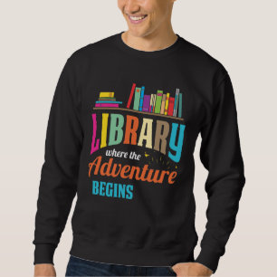 Moletom Ventilador da biblioteca - amantes de livros Leito