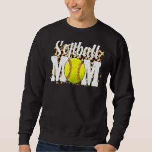 Moletom Ventiladores de softball Mulheres leopardo Softbal