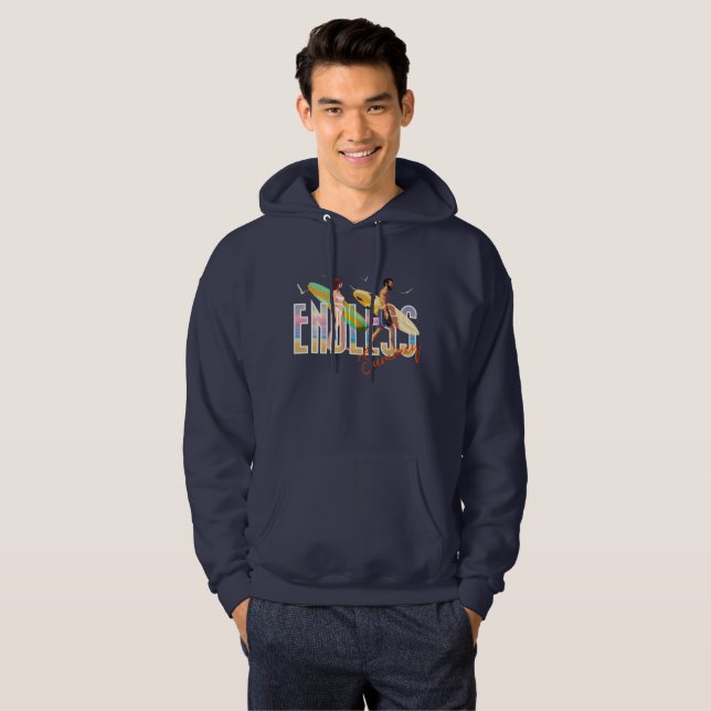 Moletom Verão sem fim | Homens Hoodie (Light) (Frente Completa)