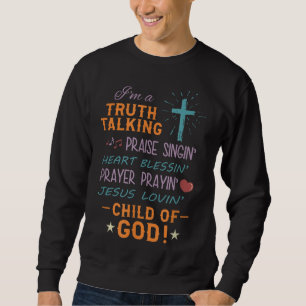 Moletom Verdade Louva Criança De Deus Cristã