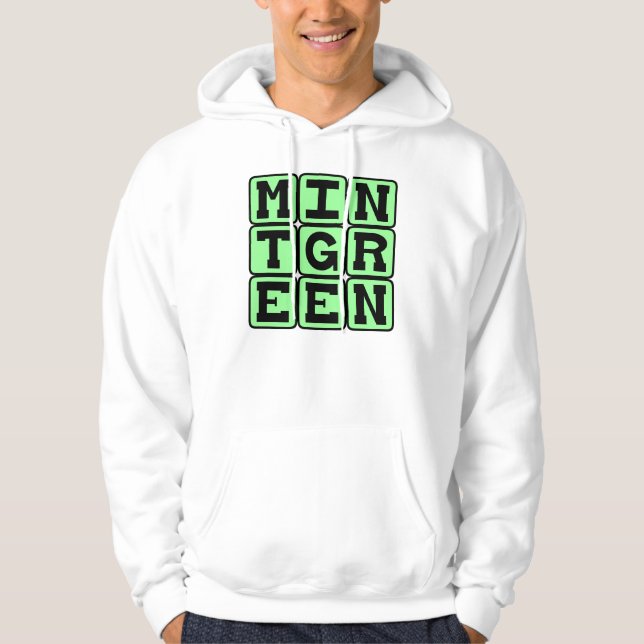 Moletom Verde Mint, Cor (Frente)