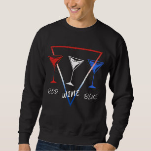 MOLETOM VERMELHO AZUL 4 DE JULHO DIA DE CELEBRAÇÃO