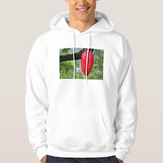 Moletom vermelho de cacau (Frente)