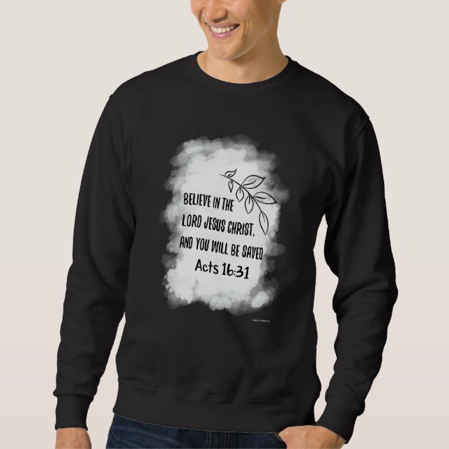 Moletom Versículo Bíblico Igreja Cristã Deus Jesus Religio (Frente)