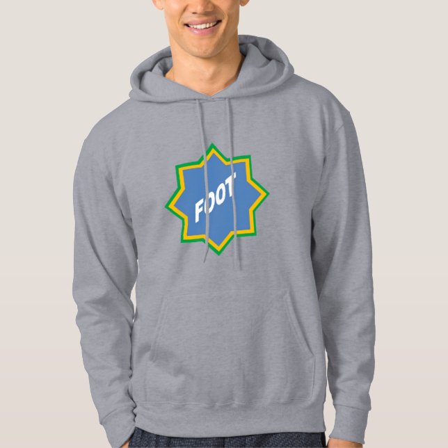 Moletom Veste à capuche homme  FOOT  BRAZIL  (Frente)