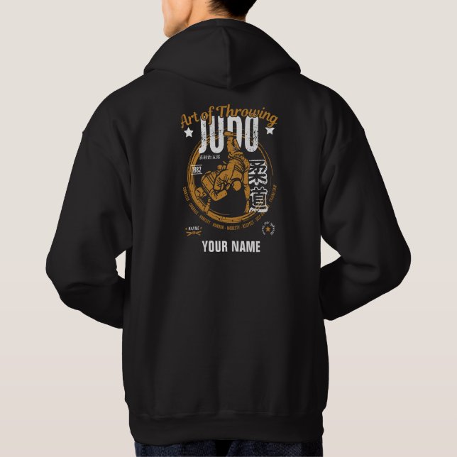 Moletom Veste À Capuche Judo : The Art of Throwing (Verso)