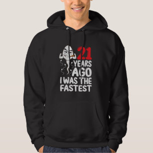 Moletom Vestido de brincadeira de 21 anos 21 anos atrás eu