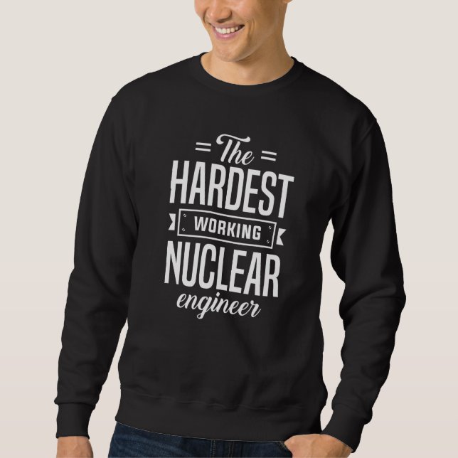 Moletom Vestuário de Engenharia de Engenheiro Nuclear Mais (Frente)