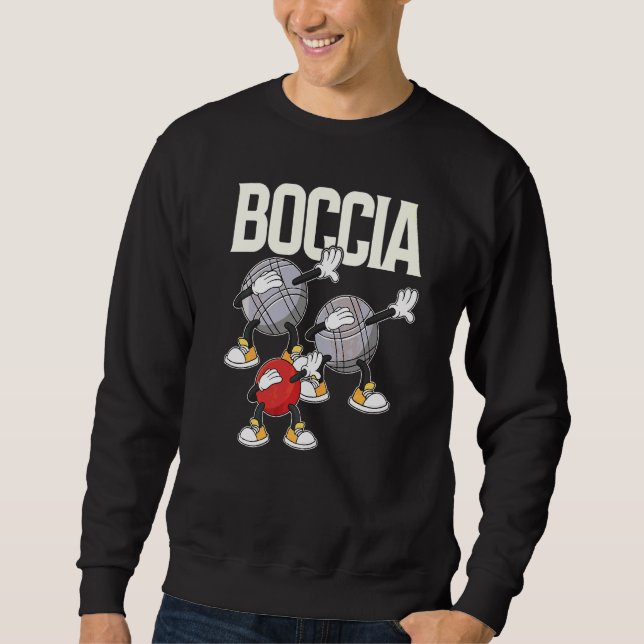 Moletom Vestuário Do Jogador De Boccia Com Bolas De Boccia (Frente)