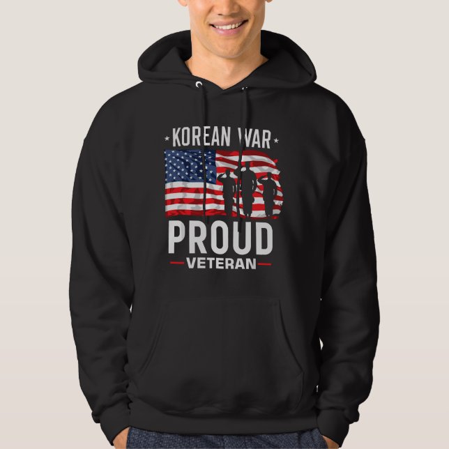 Moletom Veterano da Guerra da Coreia masculino (Frente)