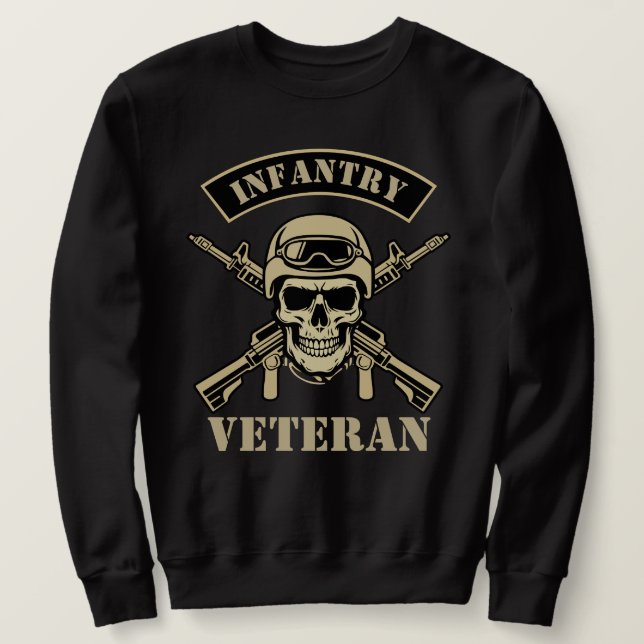 Moletom Veterano de Infantaria (Frente do Design)