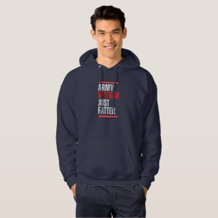 Moletom Veterano do Exército Apenas Hoodie Engraçado