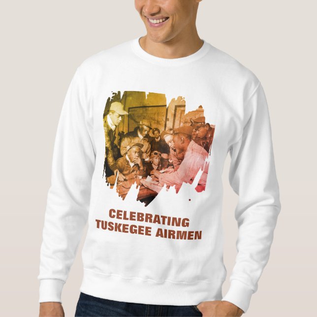 Moletom Veteranos Dia TUSKEGEE AIRMEN afro-americano (Frente)