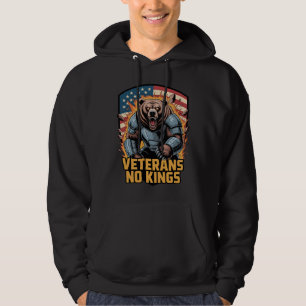 Moletom Veteranos Não Reis Urso Gráfico