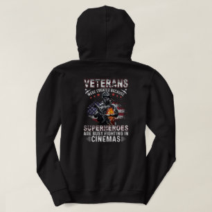 Moletom Veteranos Porque Super-Heróis Ocupados em     Cin