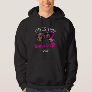 Moletom Viagem de Meninas Massachusetts 2025 Fim de Semana