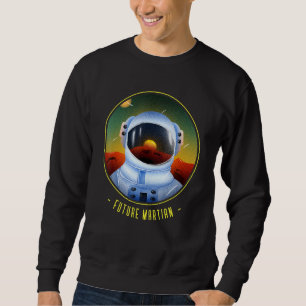 Moletom Viagem espacial Futuro Planeta Marte Marciano