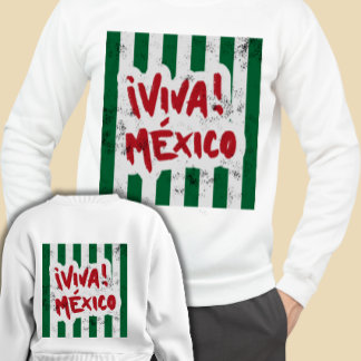 Moletom Viagem Listrada Viva México Vintage Personalizado