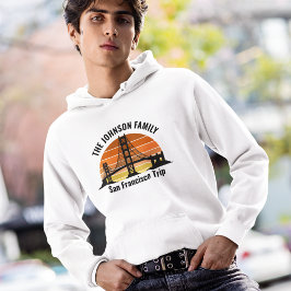 Moletom Viagem Personalizada da Ponte Sunset de São Franci