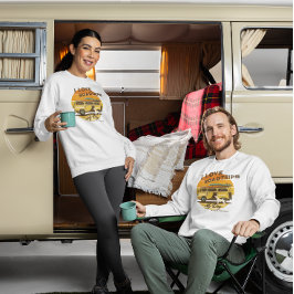 Moletom Viagem rodoviária vintage van dog pai mãezinha