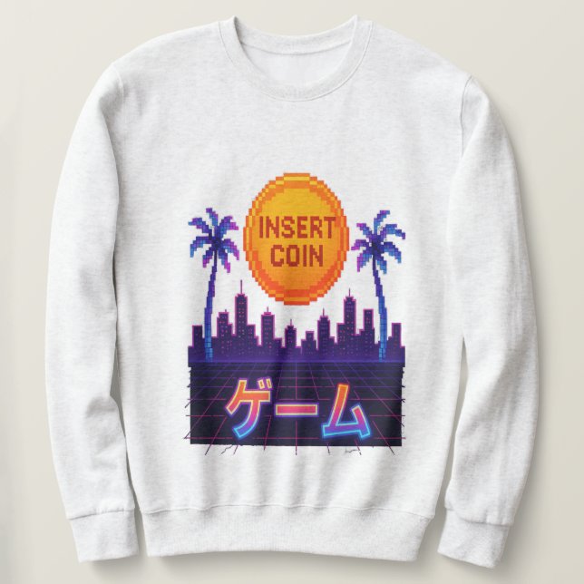 Moletom Vibes da Arcade Retroativa - Inserir Design de Art (Frente do Design)
