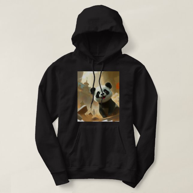 Moletom Vibes de Panda Fofo (Frente do Design)
