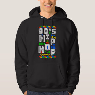 Moletom Vibes do Hip Hop dos anos 90 padrão retrô