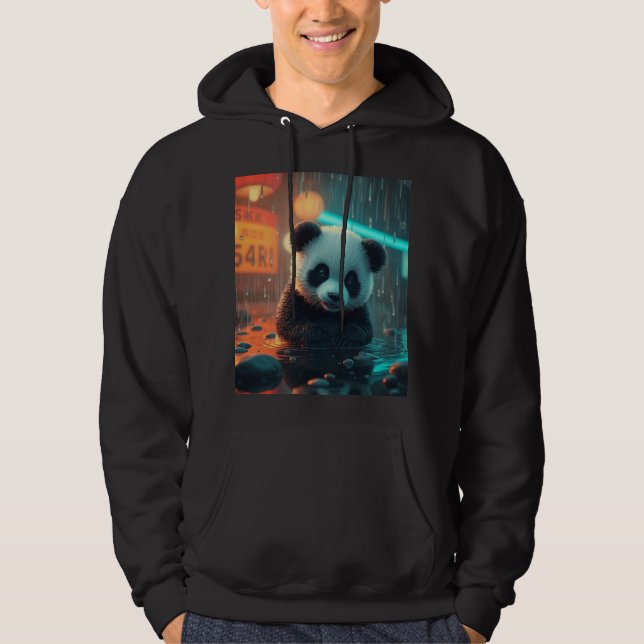 Moletom Vibrações de Panda Fofo (Frente)