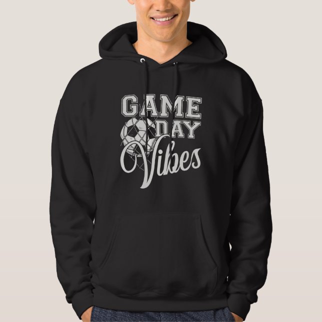 Moletom Vibrações do Dia do Jogo de Futebol (Frente)