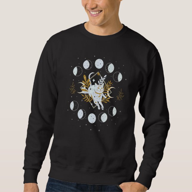Moletom Vibrações Místicas Celestiais de Bruxa Espiritual  (Frente)