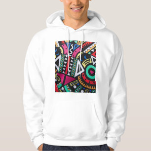 Moletom Vibrant Afro-Centric Geometric Pattern – Bold Trib