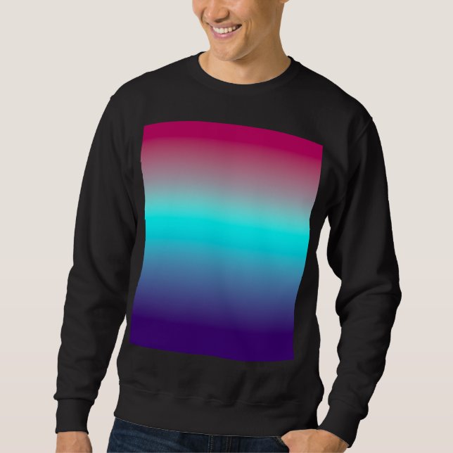 Moletom Vibrant Magenta to Deep Purple Smooth Abstract  (Frente)