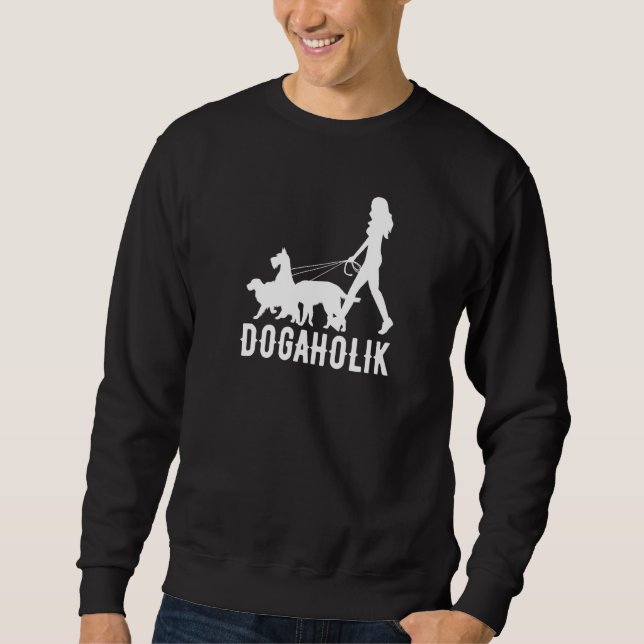 Moletom Viciado em Cachorro Roupas para Caminha com Cachor (Frente)