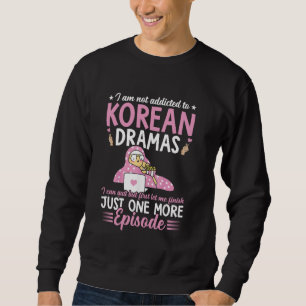 Moletom Viciado em Drama Coreano Eu Não Sou Viciado Em Pre