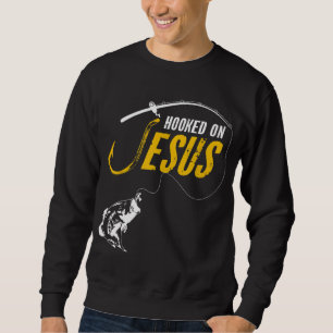 Moletom Viciado em Jesus Engraçado Pesca Cristã