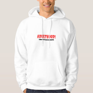 Moletom Vida adulta! Não Recomendo - Hoody