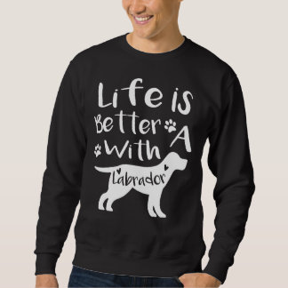 Moletom Vida com Labrador