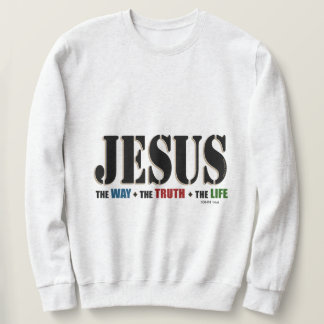 Moletom Vida da verdade da maneira de Jesus