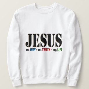 Moletom Vida da verdade da maneira de Jesus