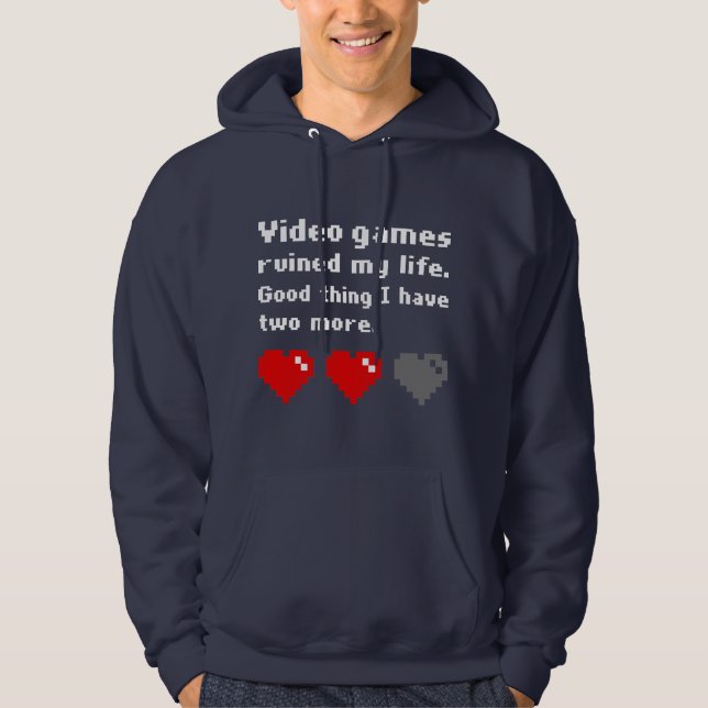 Moletom Videos games arruinaram minha vida (Frente)
