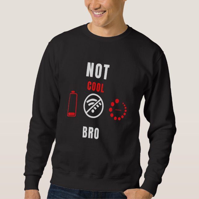 Moletom Videos games Não Legal Bro Gamer Developers Eletro (Frente)