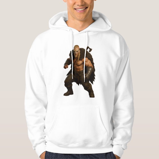 Moletom Viking Barbarian Hero Hoodie (Frente)