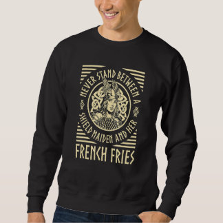 Moletom Viking Shield Maiden French Fries Norse Valhalla