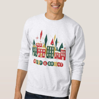 Moletom Vila de Natal Merry & Bright Design