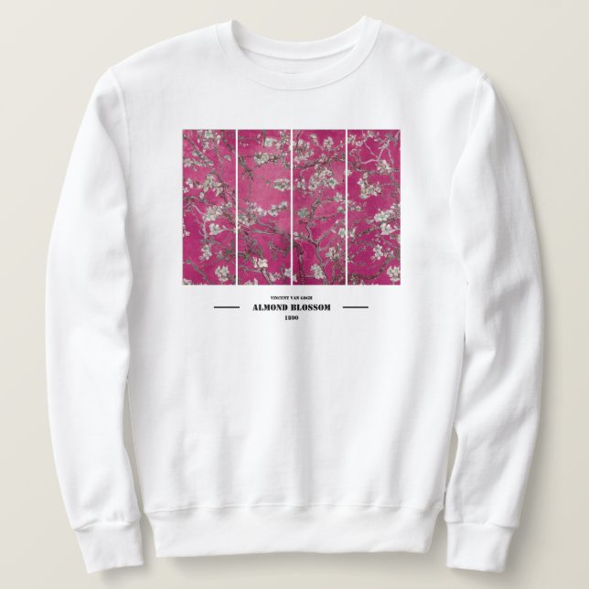 Moletom Vincent Van Gogh Flor de Amendoeira  (Frente do Design)