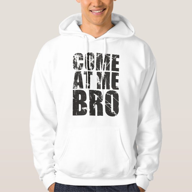 Moletom Vindo em mim hoodie do bro (Frente)